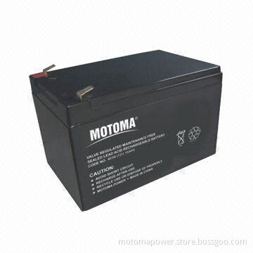 VRLA Battery, 12V 10Ah Deep Cycle Battery for Solar and Wind Energy System, Maintenance-free